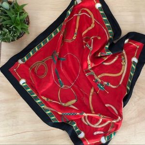 Vintage Equestrian Scarf